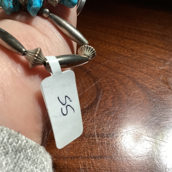 NAVAJO OOAK TURQUOISE & STERLING NECKLACE. JAY KING ? - Picture 12 of 12